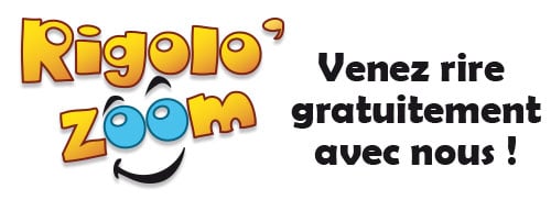 logo rigolo zoom venez rire avec nous