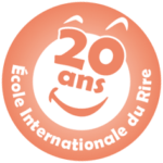 logo 20 ans de l'école Internationale du Rire