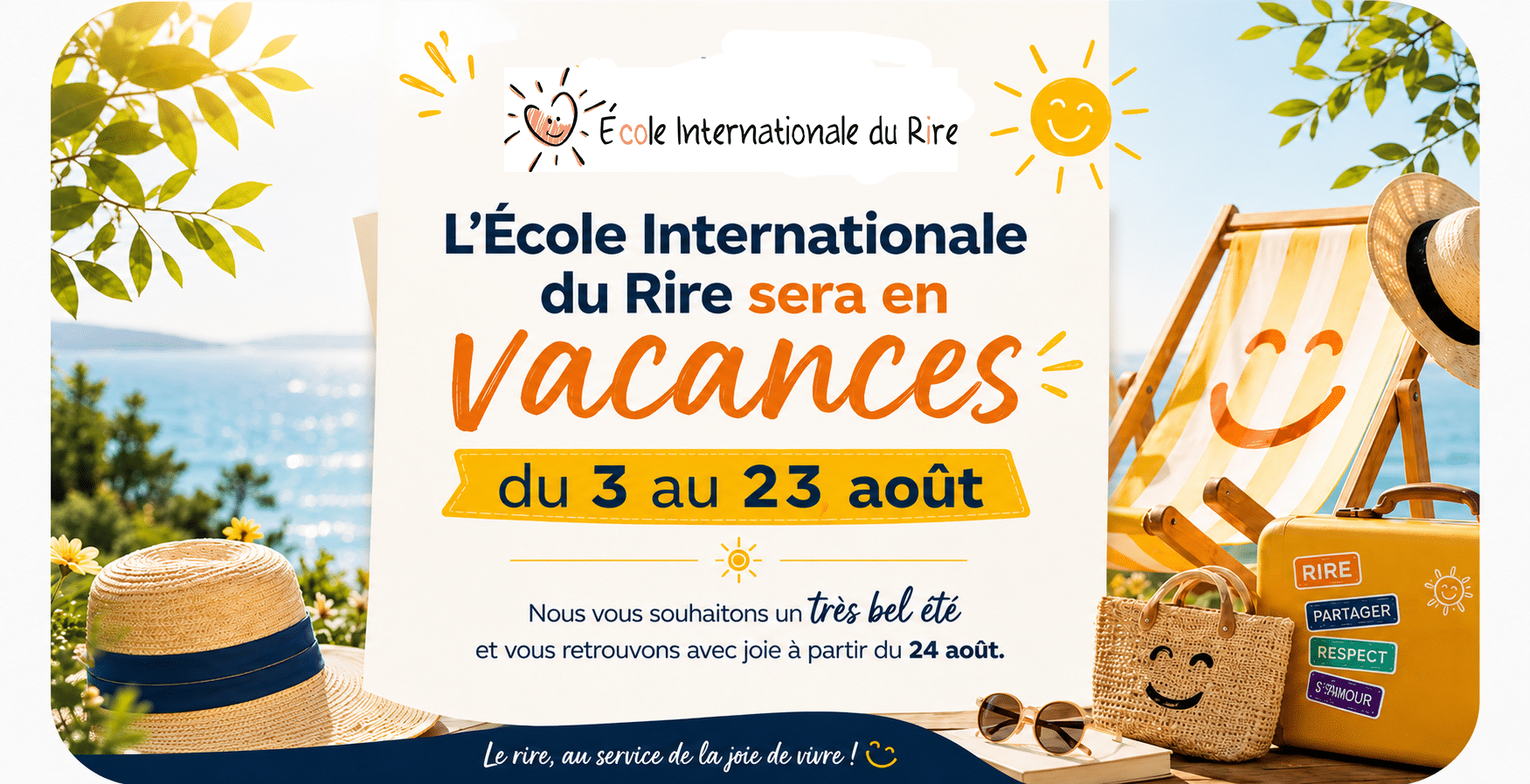 vacances école du rire